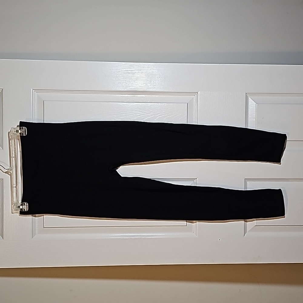 Derek Heart Black Ribbed High Waist Leggings Size Small
